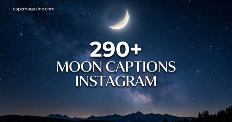 290+ Moon Captions Instagram