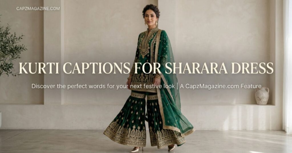 kurti-captions-for-sharara-dress