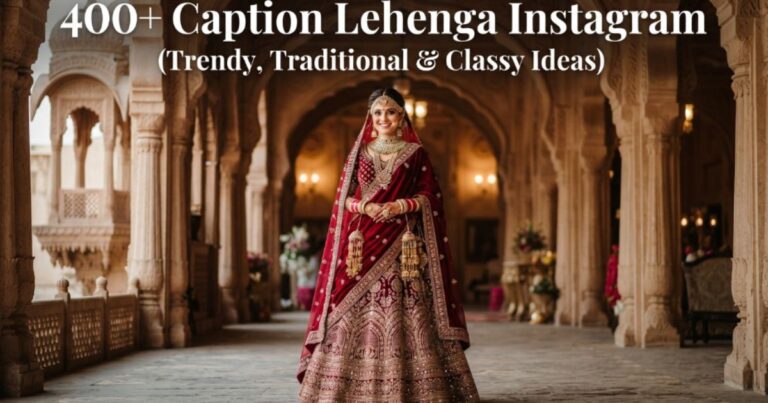 400-caption-lehenga-instagram-trendy-traditional-and-classy-ideas