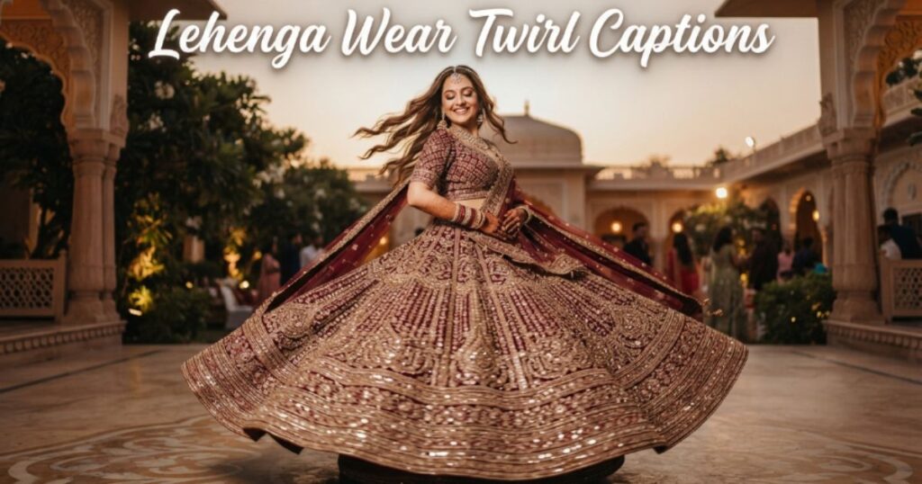 lehenga-wear-twirl-captions
