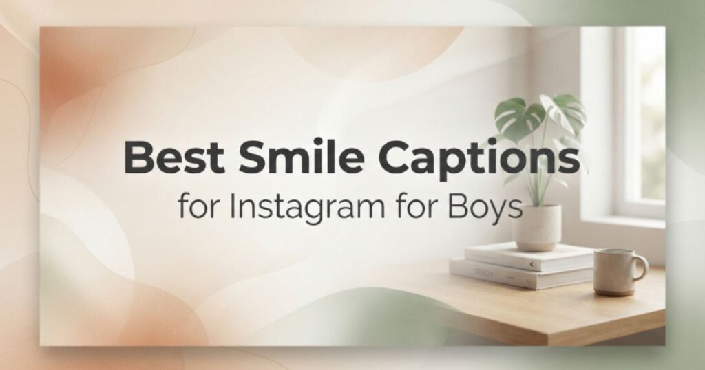 best-smile-captions-for-instagram-for-boys