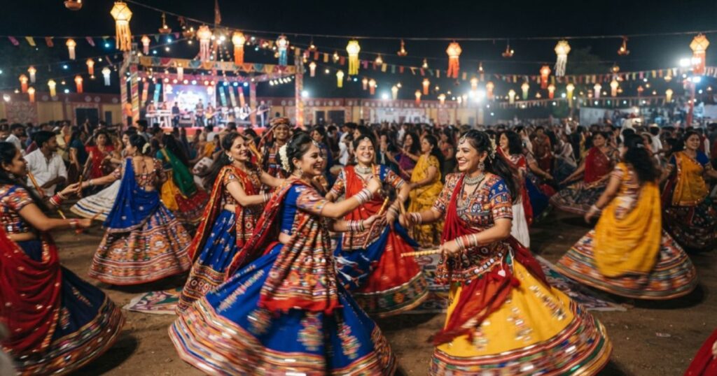 navratri-caption-ideas-with-emojis