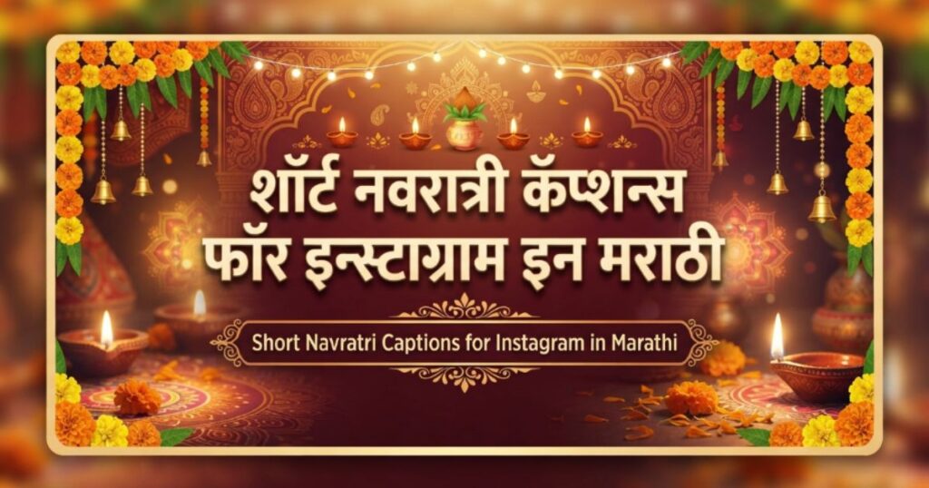 short-navratri-captions-for-instagram-in-marathi