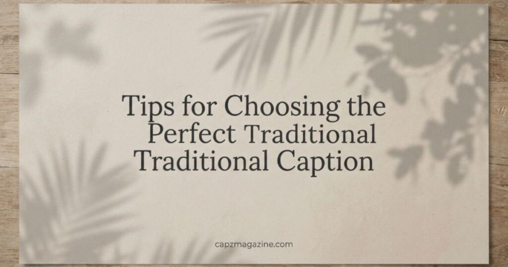 tips-for-choosing-the-perfect-traditional-caption