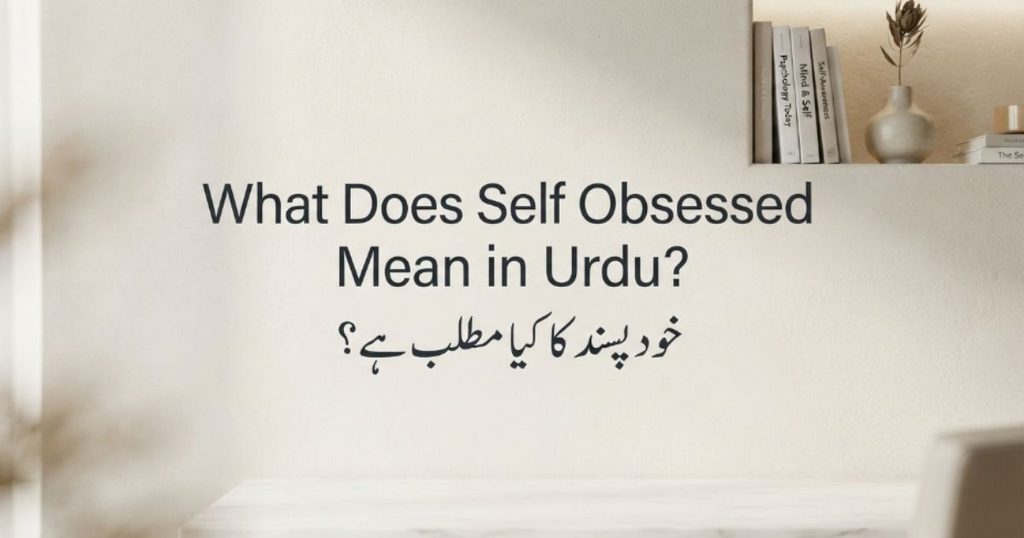 what-does-self-obsessed-mean-in-urdu