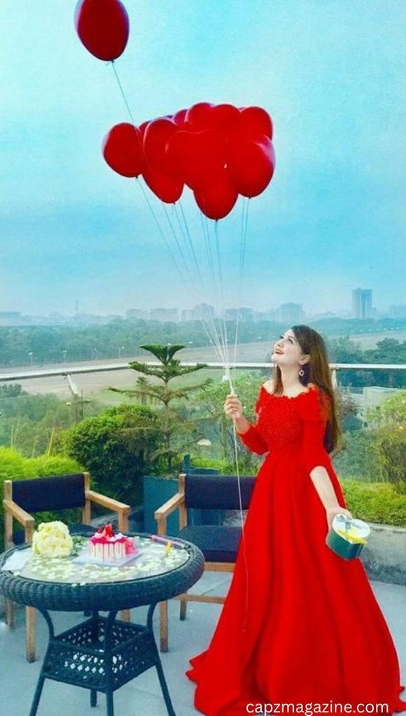 Red Dress Captions for Birthdays