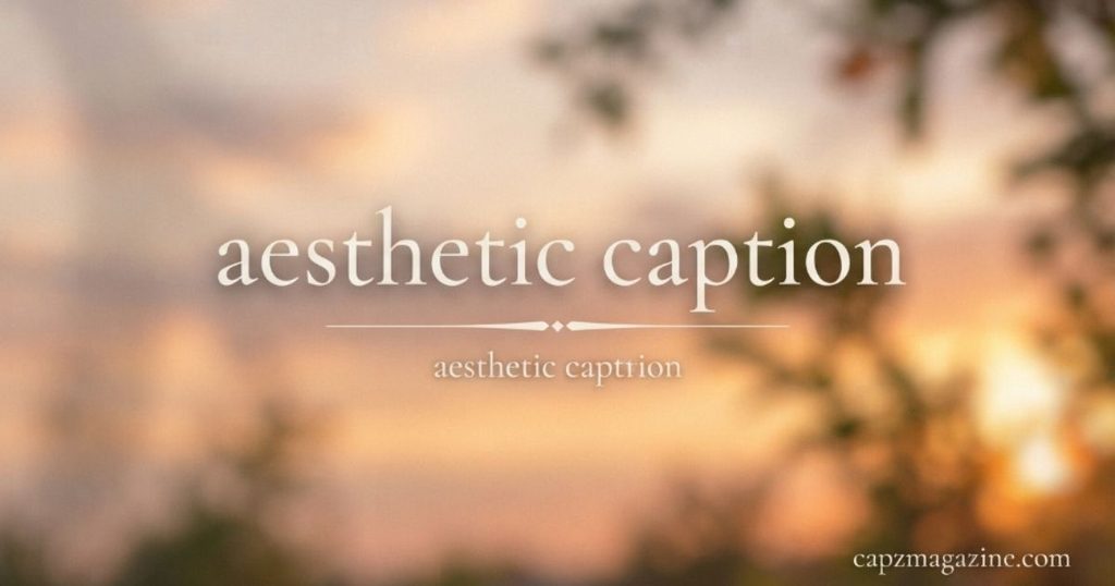 aesthetic-caption